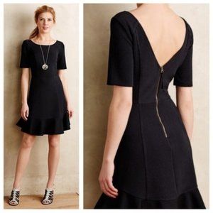 Anthropologie HD in Paris Peplum Midi Dress